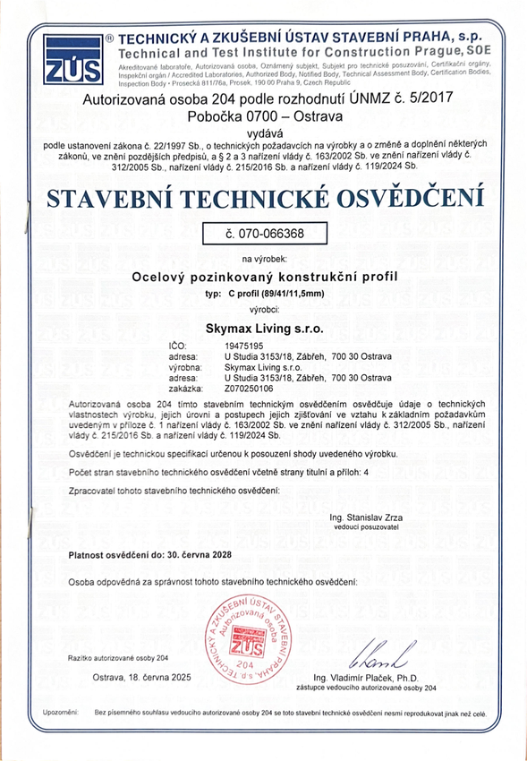 Stavební technické osvědčení